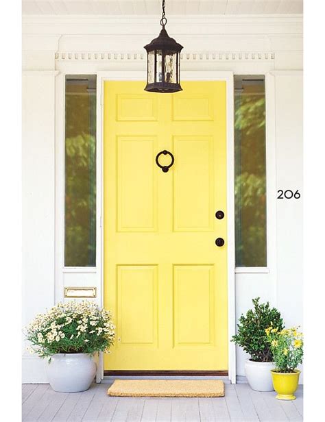 Canary-Yellow Front Doors | Popular Paint Colors | POPSUGAR Home Photo 14