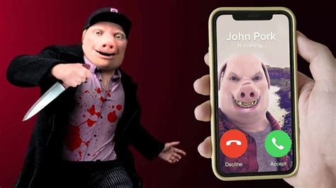 John Pork is calling ! The best scary moments 😱 - YouTube