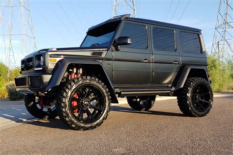 Lifted Mercedes G Class Goes in Style Wearing Matte Black Exterior ...