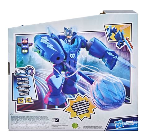 PJ Masks Robo-Catboy Preschool Toy with Lights and Sounds for Kids Ages ...