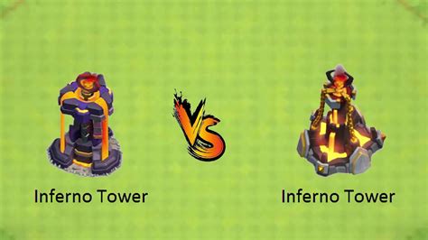 Inferno Tower(Home Village) VS Inferno Tower(Clan Capital) || Only For ...