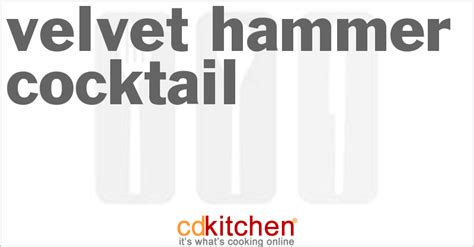 Velvet Hammer Cocktail Recipe | CDKitchen.com