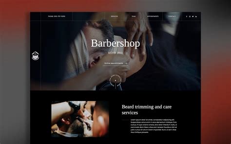 Barbershop - Barber HTML5 Responsive Website Template