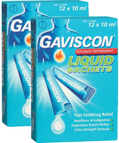 Gaviscon Liquid Sachets 12s | ParkPharmacy