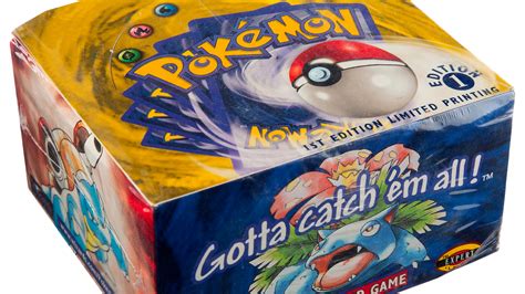 Sealed first-edition Pokémon TCG booster box fetches $384,000 at ...