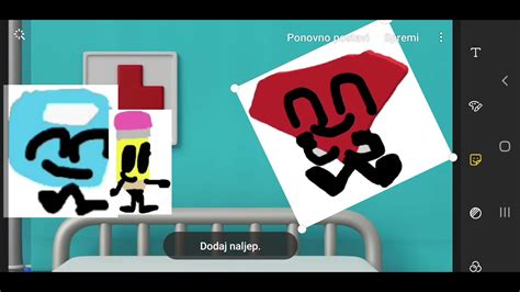 BFDI Ruby Pregnancy Test Baby Pencil - YouTube