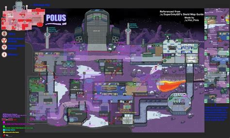 Polus Map Guide (Not Mine) : r/AmongUs