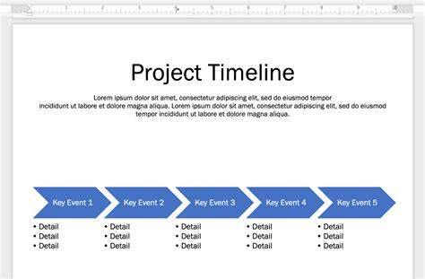 How to Make a Timeline in Microsoft Word (Examples & Templates) | ClickUp