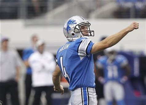 Detroit Lions Jason Hanson has no idea who would vote him meanest ...