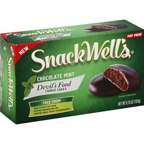 SnackWell's® Fudge Mint Devil's Food Cookie Cakes 6.75 oz. Box ...