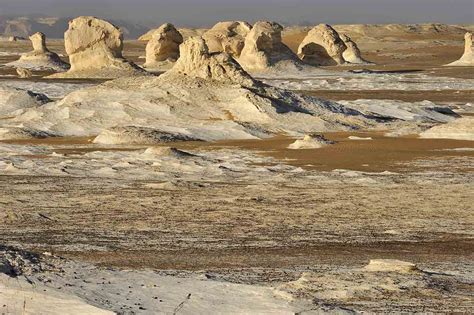 The White Desert in the West of Egypt