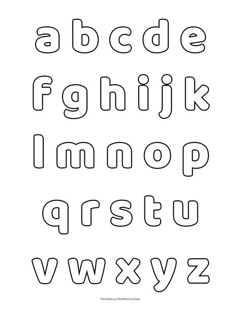 Free Alphabet Printables Letters Worksheets Stencils And Abc Flash ...