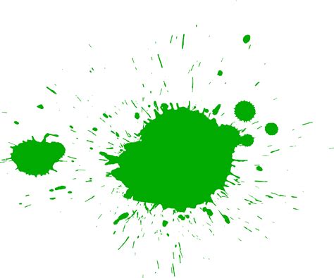 10 Green Paint Splatters (PNG Transparent) | OnlyGFX.com