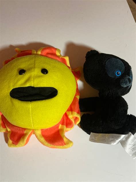 Disney Plush Black Bear Harris 8 Stuffed Animal and Weather Puppet Sun ...