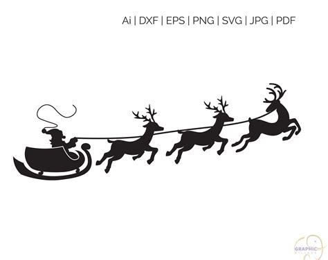 Santa Silhouette SVG