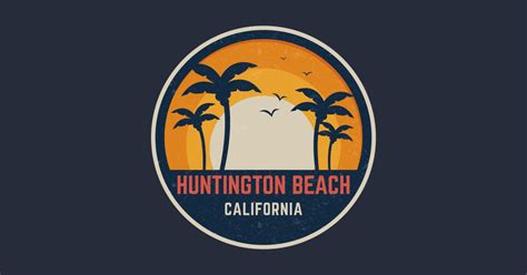 Huntington Beach California - Huntington Beach California - Sticker ...