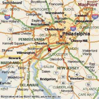 Bridgeport, New Jersey Area Map & More