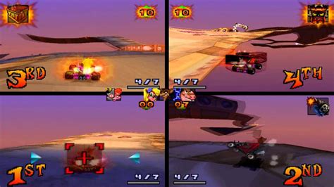 Crash Team Racing online - 4 players - YouTube