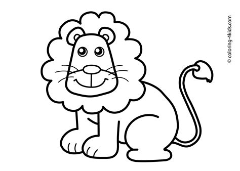 25+ cartoon lion easy drawing - KaleemBobbi