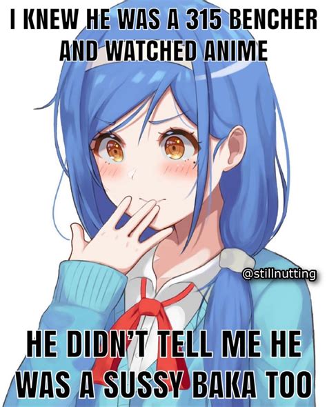 he didn't tell me he was a sussy baka too | Sussy Baka | Know Your Meme