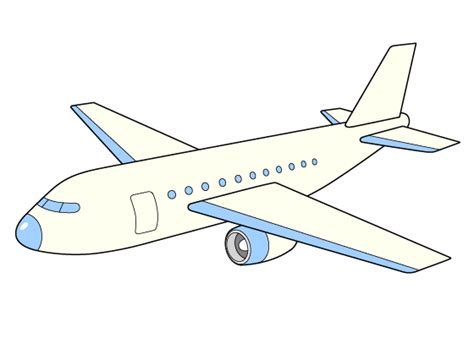 How to draw a simple airplane step by step - mismaz