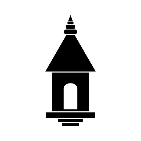 Hindu GOD temple vector icon. 19619348 Vector Art at Vecteezy