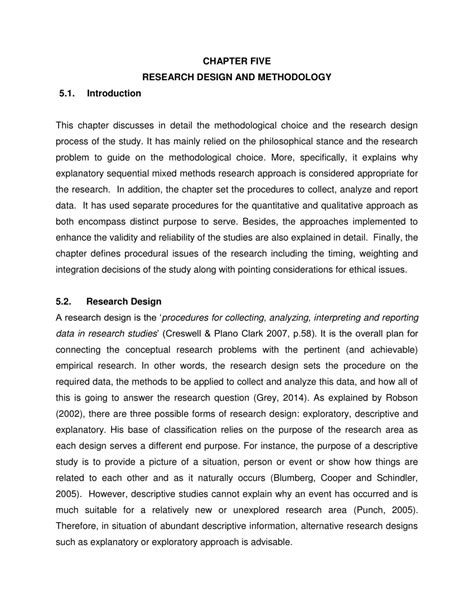 Descriptive Research Design Methodology