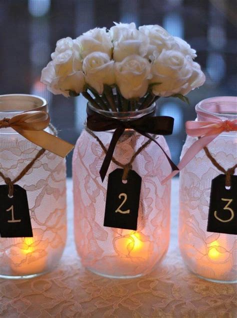 25 Mason Jar Wedding Or Party Mason Jar Ideas | DIY to Make