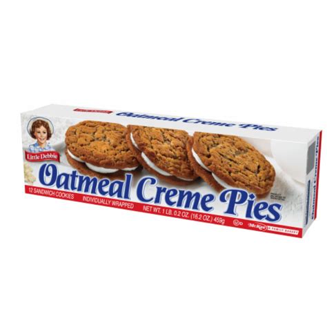 Little Debbie Oatmeal Creme Pies, 6 Boxes, 72 Soft Oatmeal Cookies with ...