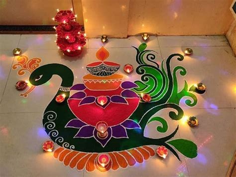 Rangoli Design for Dhanteras 2019: Rangoli designs to spruce up your ...