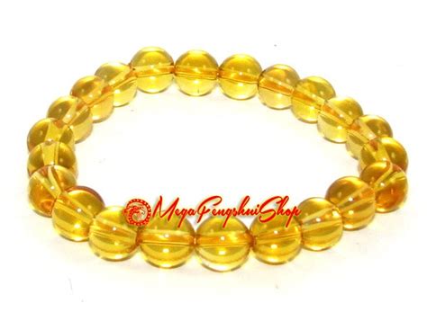 Brazilian Citrine Crystal Bracelet