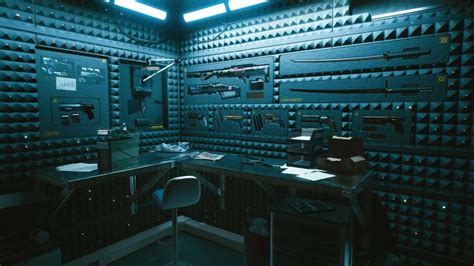 Cyberpunk 2077 - List of guns to display on apartment stash wall ...