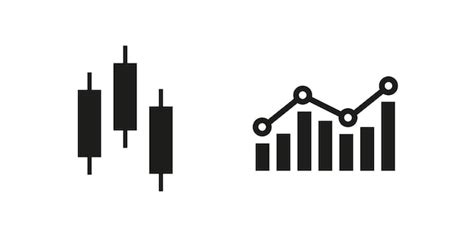 Premium Vector | Trading graph chart icon Trade crypto currency vector ...