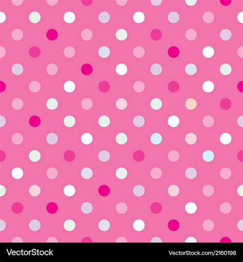 Colorful tile background pink polka dots wallpaper