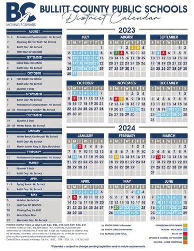 Back to School... BCPS 2023-24 calendar | News | pmg-ky1.com