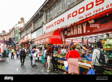 Electric Avenue Brixton, ethnic food shops, market stalls, supermarkets ...