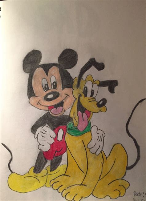 Mickey Mouse and Pluto by Cecilia23Artist on DeviantArt