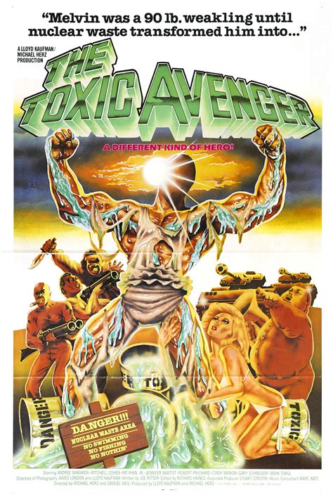 The Toxic Avenger (1985) | Avengers poster, Avengers movie posters ...