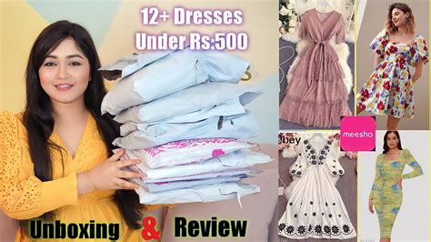 Unboxing 12+ Meesho Summer Dresses Under Rs:500 New Arrival Meesho ...