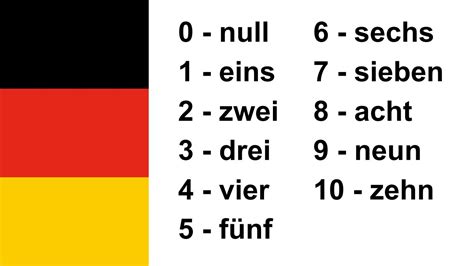 German for beginners: Learn German Numbers 0 - 10 | Learn German ...