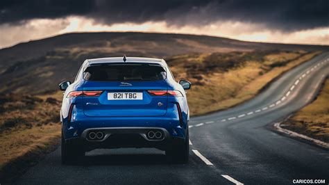 Jaguar F-PACE SVR | 2021MY (Color: Velocity Blue) | Rear