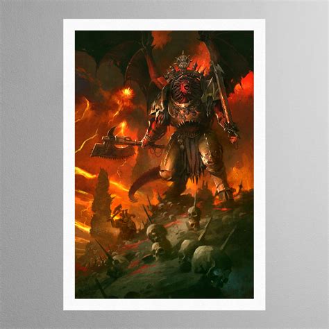 Angron, Primarch of the World Eaters – WARHAMMER ART