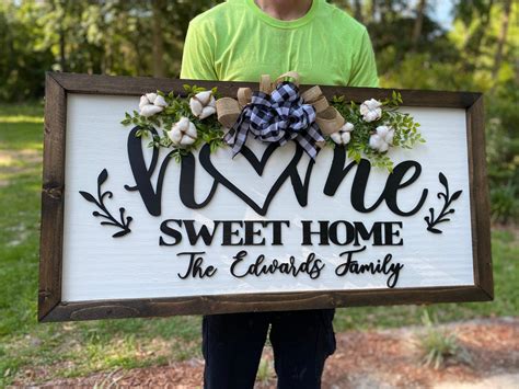 Personalized Family Farmhouse Sign-modern Farmhouse | Etsy