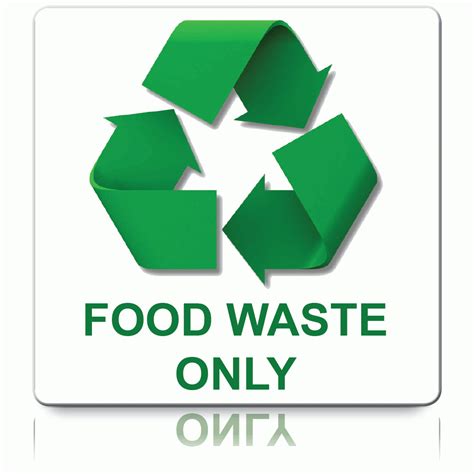 Buy Recycle Food Waste Only Labels | Recycling Labels