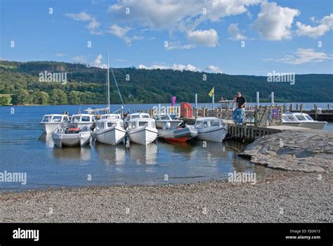 Coniston Boating Centre at the northern end of Coniston Water ,Coniston ...