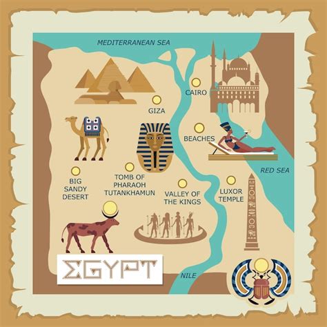 Cairo Tourist Attractions And Travel Cairo Map Egypt Map Cairo | The ...