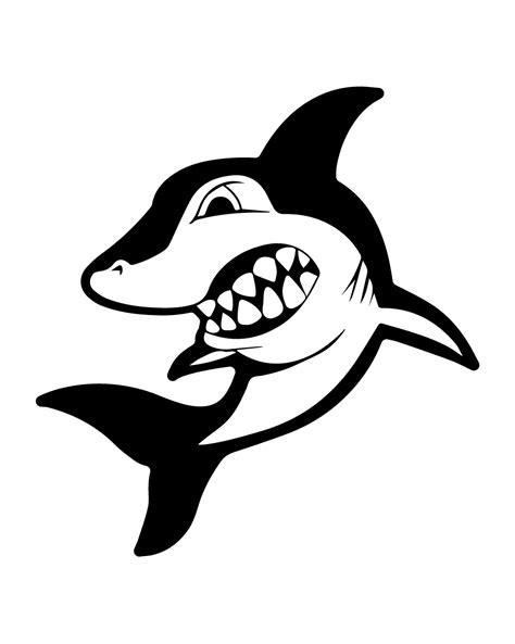 Shark Decal Svg