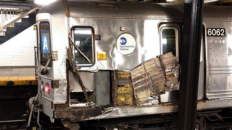 Subway Derailment Injures 3, Officials Say - The New York Times