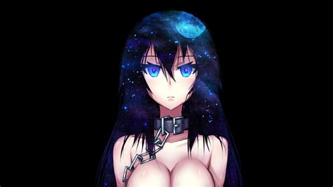 Wallpaper : anime girls, blue eyes, original characters, darkness ...