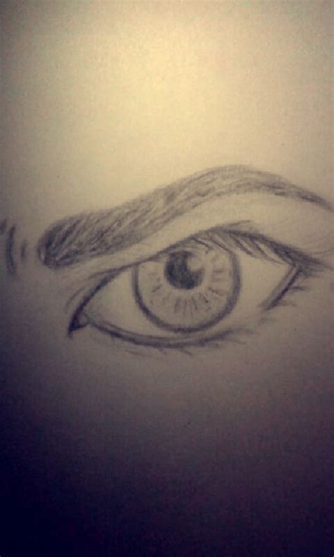 My drawing of an angry eye :) ~Renee Moreno | Eye sketch, Angry eyes ...